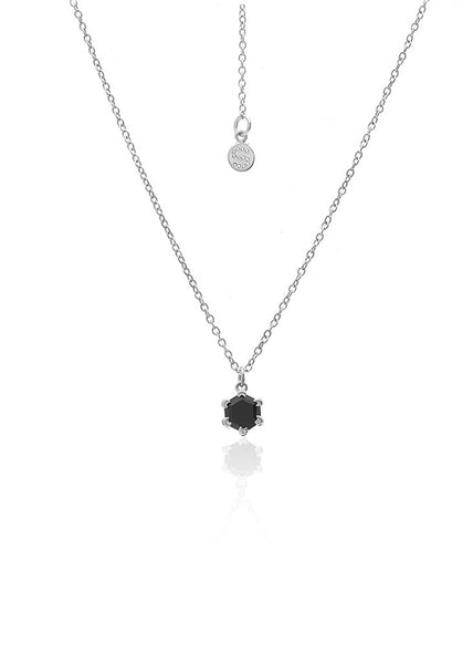 Necklace | Harmony (Black Spinel/Silver)