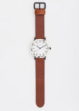 Watch | The Resin (Nougat Shell, White Dial, Tan Strap)