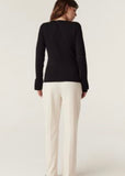 Top | Charlize V (Black)