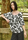 Top | Find Your Bliss (Black/Ivory)