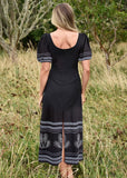 Dress | Shape Your Destiny (Black Embroidery)