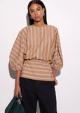 Top | Olov (Chestnut & White Stripe)