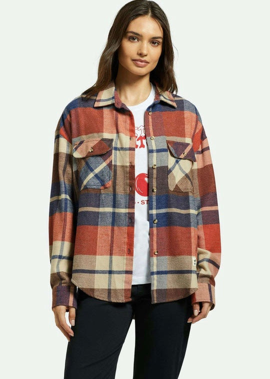Flannel | Bowery Classic (Navy/Mars Red/Whitecap)