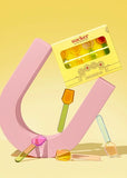 Cocktail Stirrer | (Multi Colour Glass)