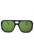 Sunglasses | Wager (Black/Green)