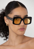 Sunglasses | Mia (Black/Lemon)