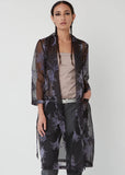 Sheer Coat | Darted (Mauve Lily)