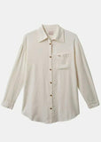 Shirt Dress | Vintage Linen (Off White)
