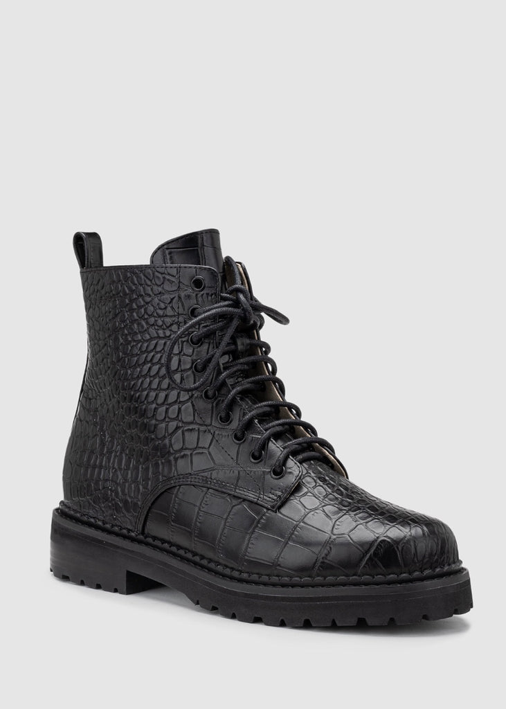 Boot | Roller (Black/Croc)