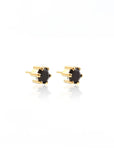 Earrings | Harmony Stud (Black Spinel/Gold)