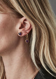 Earring | Love Anchor (Gold/Amethyst)