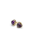 Earring | Love Claw (Gold/Amethyst)