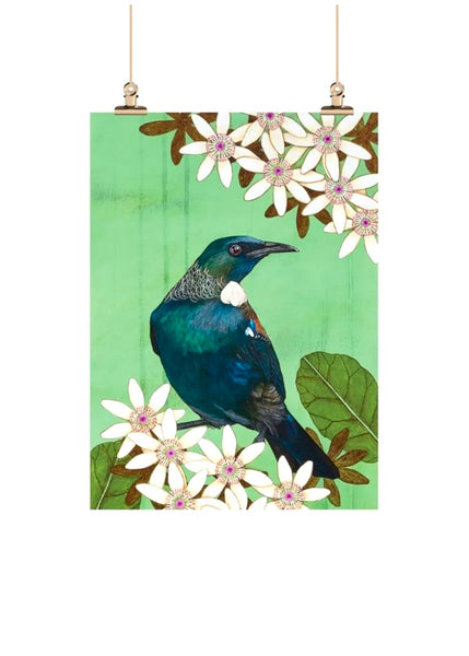 Tea Towel | Tui in the Sky Flowers