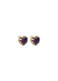 Earring | Love Claw (Gold/Amethyst)