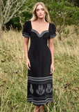 Dress | Shape Your Destiny (Black Embroidery)