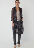 Sheer Coat | Darted (Mauve Lily)