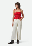 Pant | Margo Cropped 5 Pocket Pant (Off White)