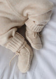 Booties | Knit (Ivory Blush)