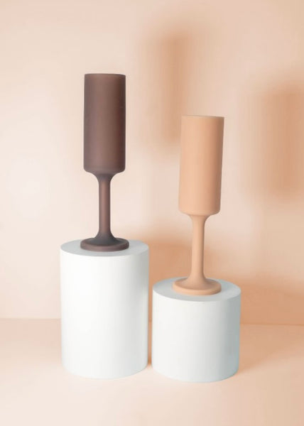 Champagne Glasses | Unbreakable (Latte & Donkey)