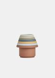 Stacking Cups | Caramel & Blue