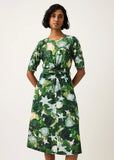 Dress | Terra Short Sleeve Wrap (Garden)