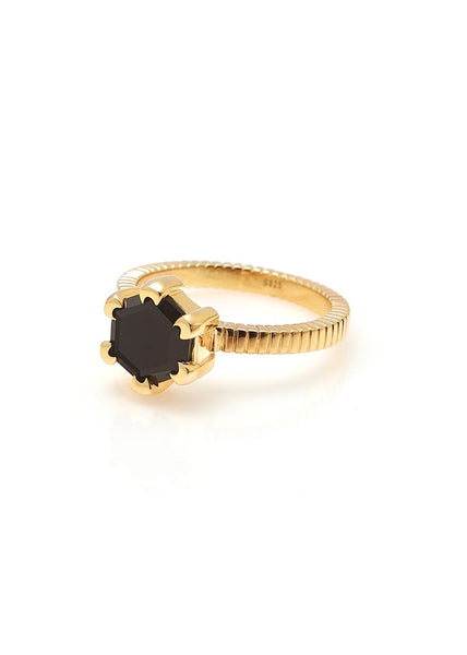 Ring | Harmony (Black Spinel/Gold)