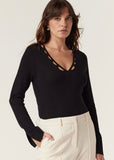 Top | Charlize V (Black)