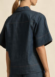 Top | Insinuate (Dark Chambray)