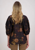 Top | Harlow Ramie (Black Floral)