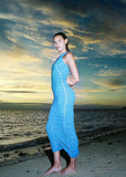 Dress | Contrast Knit (Sky)