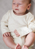 Bodysuit | Pointelle Long Sleave (Natural)