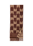 Scarf | Monogram Jacquard (Mahogany/Tan)