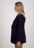 Jacket | Hilary Longline Blazer (Ink)