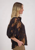 Top | Harlow Ramie (Black Floral)