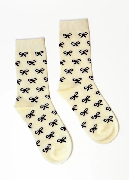 Sock | Bow (Black)