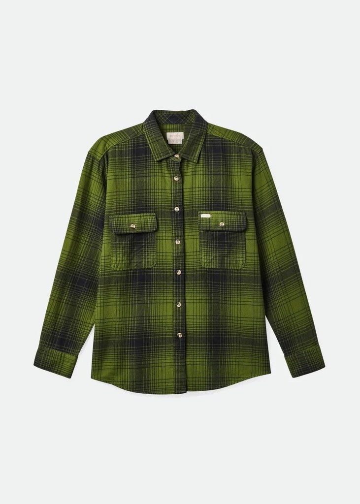 Flannel | Bowery Boyfriend L/S (Chive/Black)