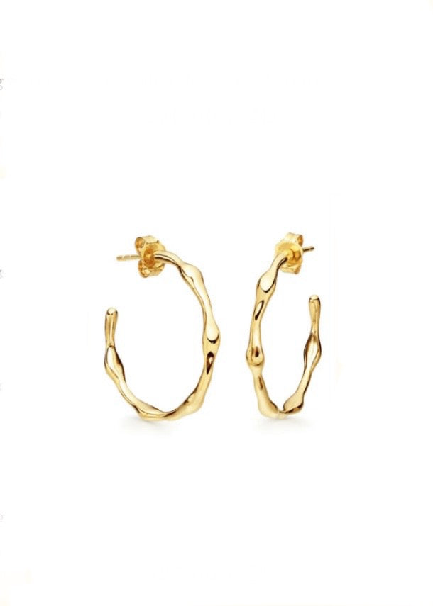 Earrings | Neve Large Hoop (Gold)