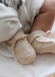 Booties | Knit (Ivory Blush)