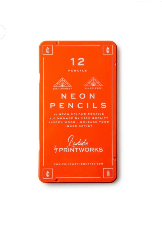 Pencils | Set of 12 (Neon)