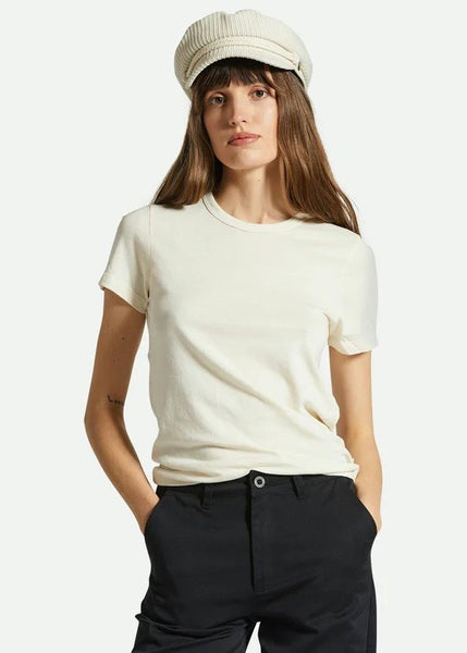 T-Shirt | Carefree Organic Slim (White Smoke)