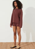Jumper | Boucle Knit (Plum)