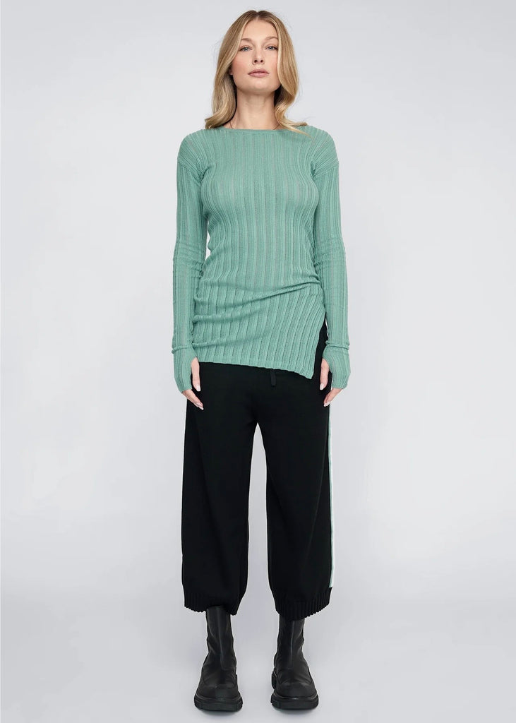 Top | Rounded Veneer Tunic (Mineral)