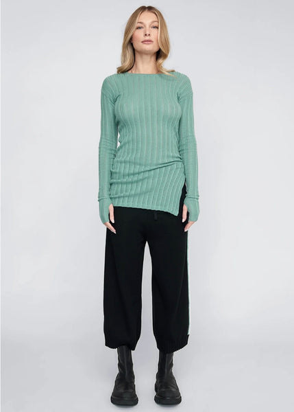 Top | Rounded Veneer Tunic (Mineral)