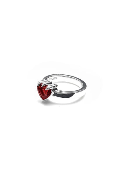 Ring | Talon (Sterling Silver/Garnet)