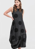 Dress | Division (Black/Grey Spot)