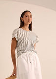 Tee | Converge (Charcoal Stripe)
