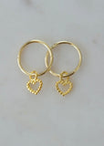 Earrings | Dotty Love Sleepers (Gold)