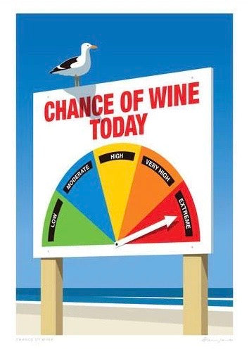 Art Print | Chance of Wine (A4)