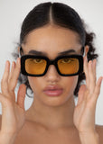 Sunglasses | Mia (Black/Lemon)