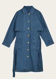 Coat | Linu Trench (Denim)